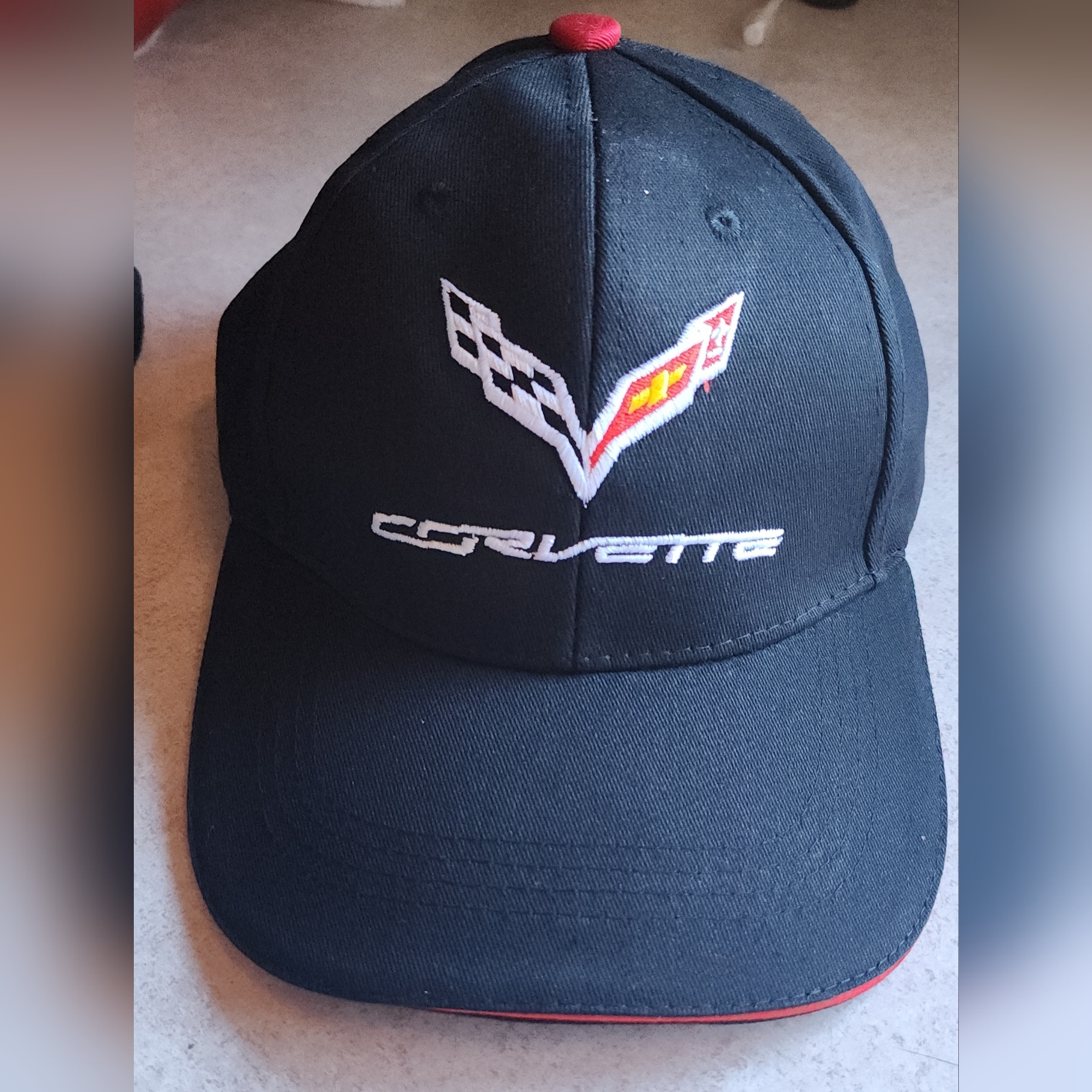 New Corvette Vette Baseball Navy Hat Cap Adjustable